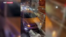 Otomobiliyle ambulansın peşine takılarak yol isteyen sürücü yakalandı