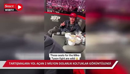 Tartışmalara yol açan 2 milyon dolarlık koltuklar görüntülendi