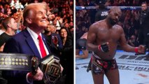 UFC 309: Jon Jones dedica su victoria al presidente electo de Estados Unidos, Donald Trump