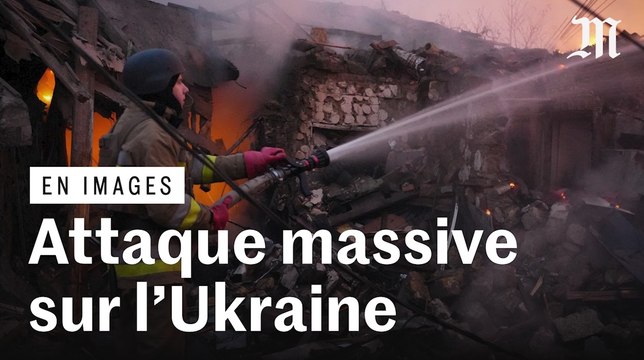 En images, la Russie lance « une des plus grandes attaques aériennes » en Ukraine