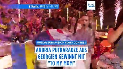 Junior Eurovision Song Contest: Sieg für Andria Putkaradze aus Georgien
