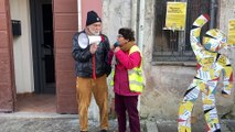 Melegnano, un flash mob per le vittime della strada: il video