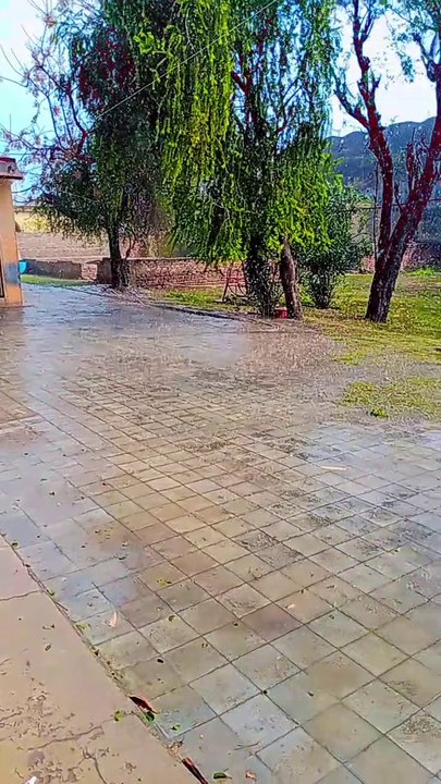 Rainy Day in Pakistan Beautiful view