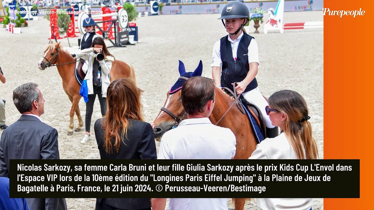 "Elle a l'autorité de sa mère" : Nicolas Sarkozy surpris par sa fille Giulia, ses tendres et rares confidences sur son clan