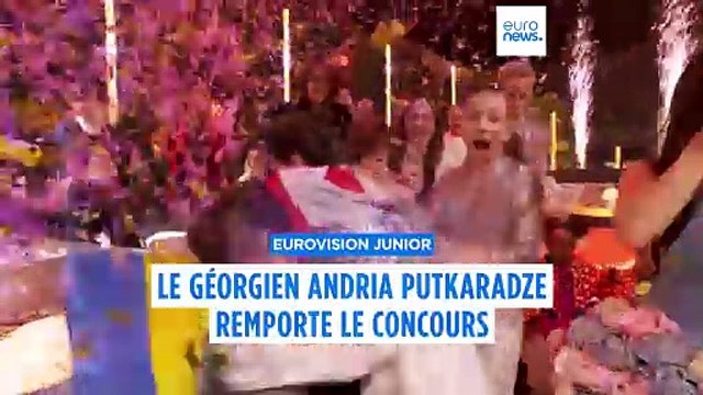 La Géorgie remporte le concours Eurovision de la chanson junior