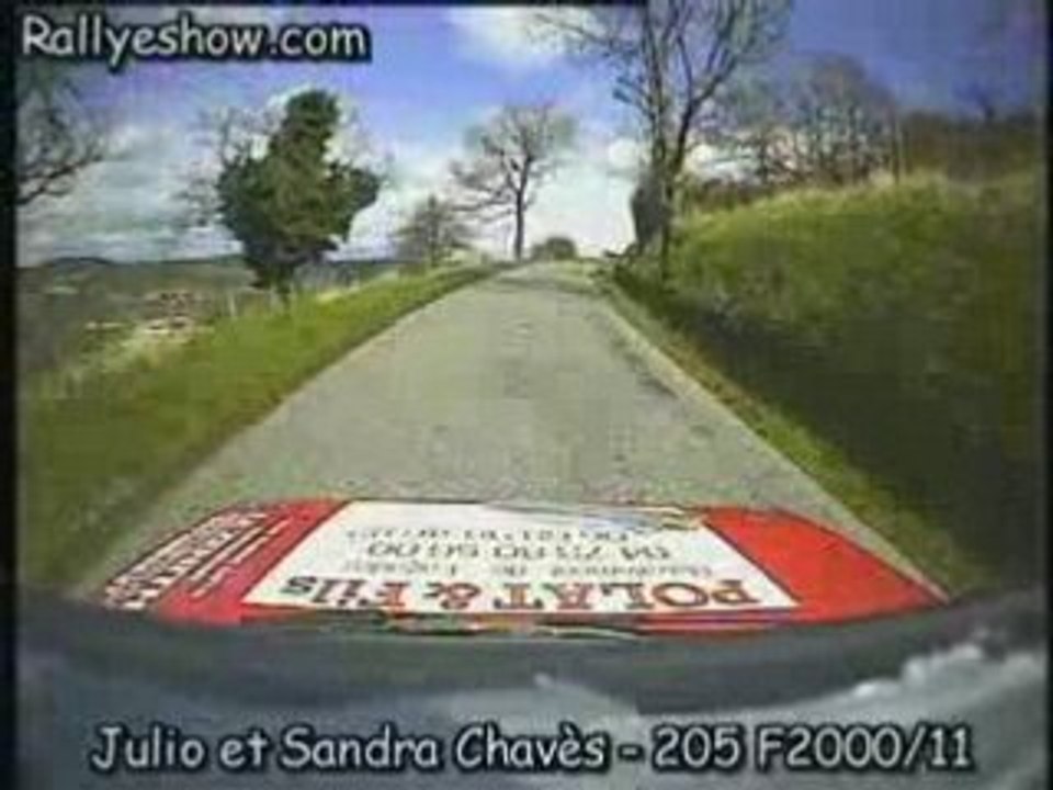 Caméra embarquée rallye des Monts du Lyonnais 2008