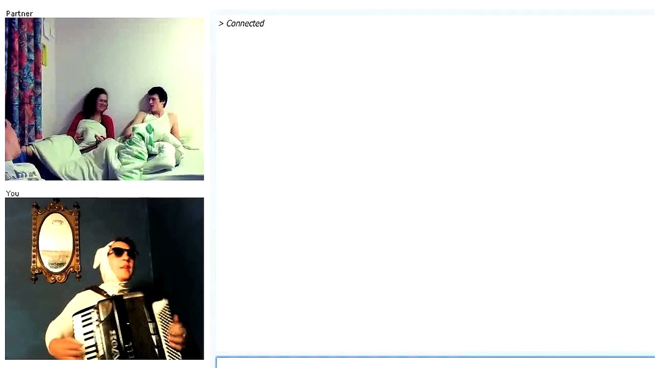 Chat Roulette Funny Accordion Improv 1 (Piano Chat improv Parody)