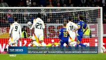 NATIONS LEAGUE KANTERSIEG_ Deutsche Fußball-Nationalmannschaft fegt Bosnien-Herzegowina vom Platz