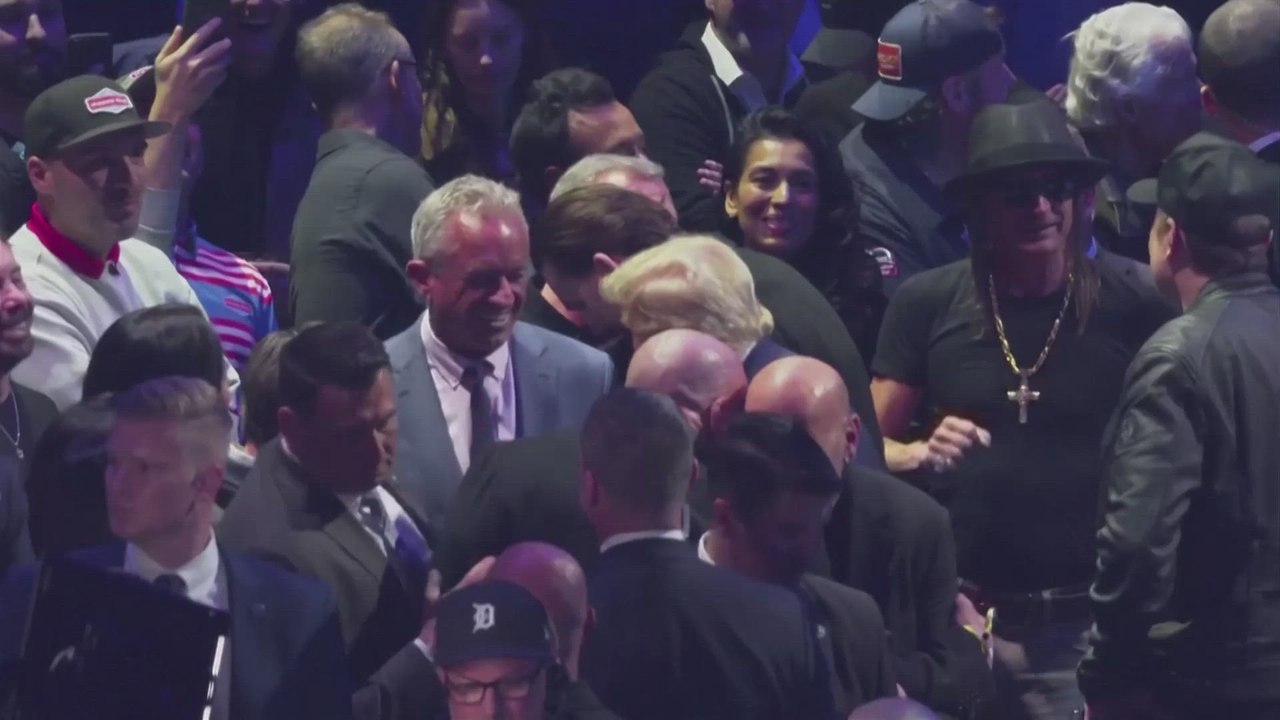 Trump Steals the Spotlight: Joined by Musk and Kennedy Jr., Electrifying Madison Square Garden at UFC 309!