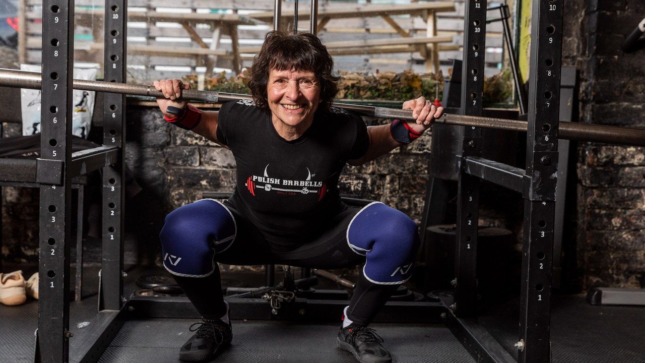 Nan who started powerlifting in her sixties has become world champion - aged 70