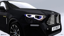 BMW X11 CONCEPT CAR NEW PRESENTATION - BLACK JET