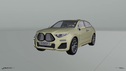 BMW X11 CONCEPT CAR NEW PRESENTATION - YELLOW SAND