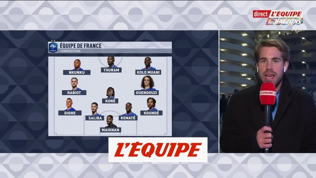 Nkunku en pointe, Konaté capitaine contre l'Italie - Foot - Ligue des nations - Bleus