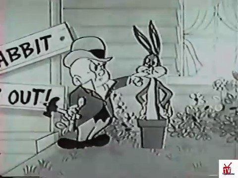 1960s Bugs Bunny & Elmer Fudd presweeten Kool Aid TV commercial - tunnel into the house