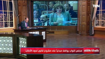 مجلس النواب يوافق مبدئيا على مشروع قانون لجوء الأجانب واللواء إبراهيم المصري يكشف أهميته