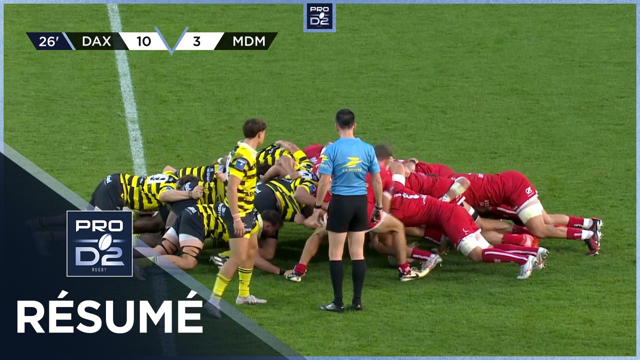 PRO D2 Saison 2024-2025 J11 - Résumé US Dax - Stade Montois Rugby