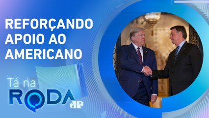 Bolsonaro diz estar ALINHADO com GOVERNO Trump | TÁ NA RODA