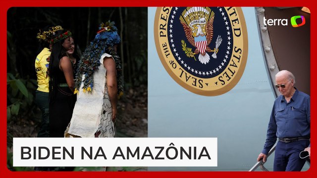 Biden chega em Manaus para visita à Amazônia e reunião do G20