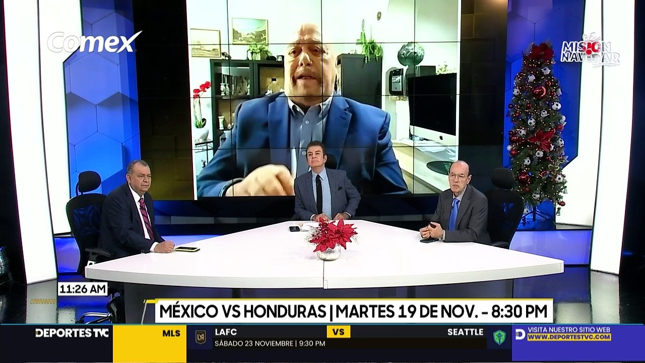 Mesa redonda análisis junto a Enrique Bermúdez del próximo encuentro entre Honduras y México