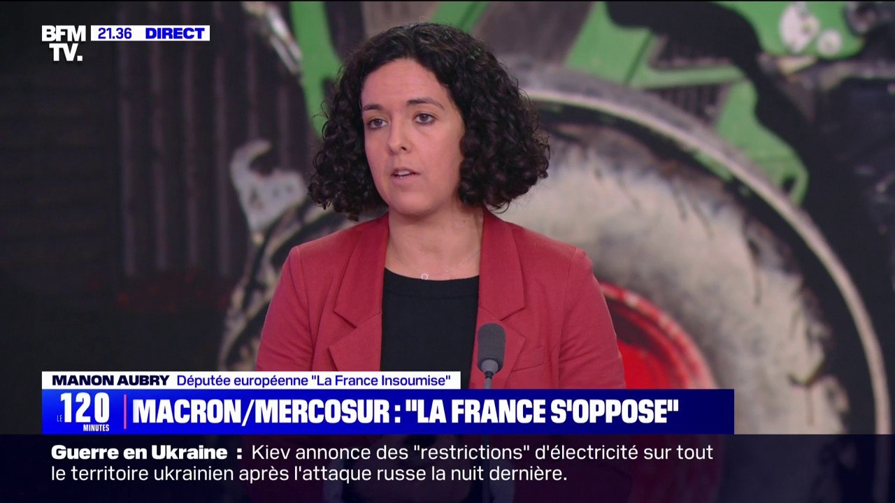 Traité UE-Mercosur: la Commission européenne est en train "d'essayer de passer en force pour qu'il n'y ait pas de débat démocratique", affirme Manon Aubry (LFI)