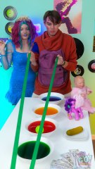 Who’ll Win the Big Bucks? 💰🌈 The Ultimate Colorful Food Challenge! 🍴😋 #Funny