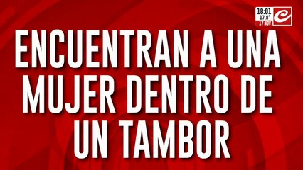 Encuentran a una mujer dentro de un tambor: el femicida lo había atado con alambre