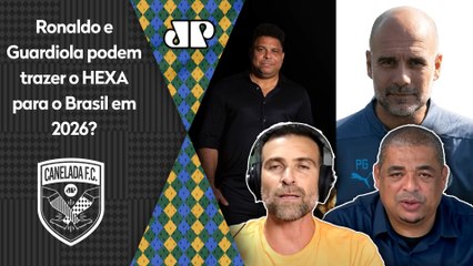"ACHO MUITO DIFÍCIL ELE GANHAR..." Vampeta é DIRETO sobre RONALDO e GUARDIOLA na CBF!