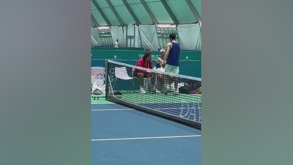El esperado saludo entre Rafa Nadal y Carlos Alcaraz
