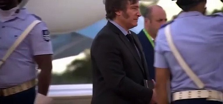 Javier Milei chega ao Rio de Janeiro para participar do G20; assista