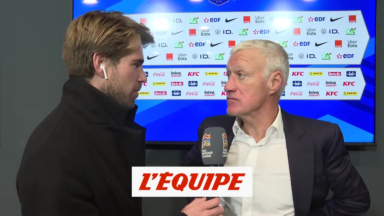Deschamps sur la victoire face à l'Italie : «Une fierté» - Foot - Ligue des nations - Bleus