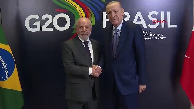 Cumhurbaşkanı Erdoğan, Brezilya Devlet Başkanı Silva ile görüştü