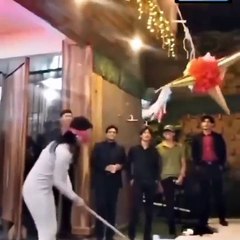 she really hates piñatas