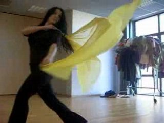 Danse orientale voile sabine