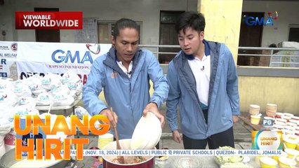 Chicken Sopas para sa mga nasa evacuation center | Unang Hirit