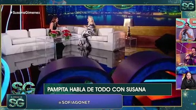 Pampita se molestó con Susana Giménez por insultar a Moritán y la frenó en vivo: ¡No le digas así!