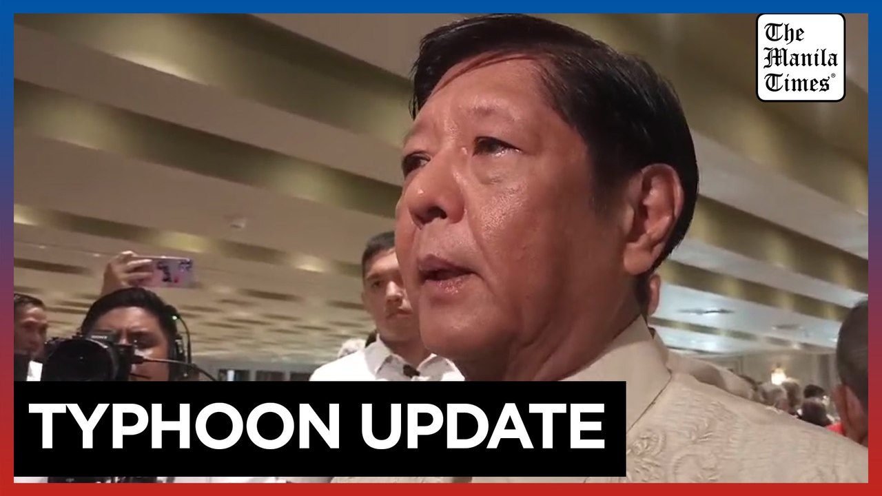 President gives typhoon update