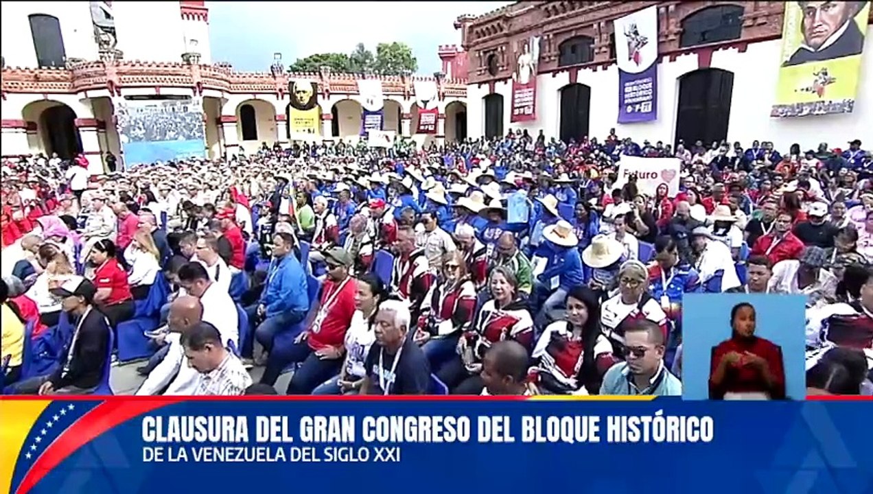 Jefe de Estado lidera clausura del Gran Congreso del Bloque Histórico Bolivariano 5G+7F=7T