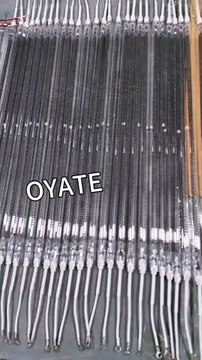 Medium wave quartz carbon fiber infrared heating lamp 770mm 230v 2000w