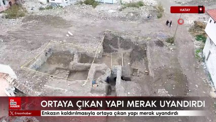 Hatay'da enkazın kaldırılmasıyla binaların altında şapel ortaya çıktı