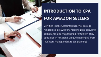 The Role Of A CPA In Amazon Seller Accounting
