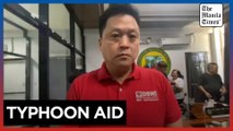 Govt aid for typhoon victims
