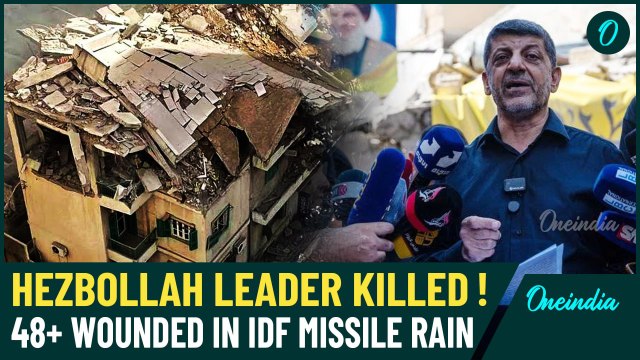 Hezbollah official killed, 11 dead in Israeli airstrikes on Tyre region,Qassem Escalates War| WATCH