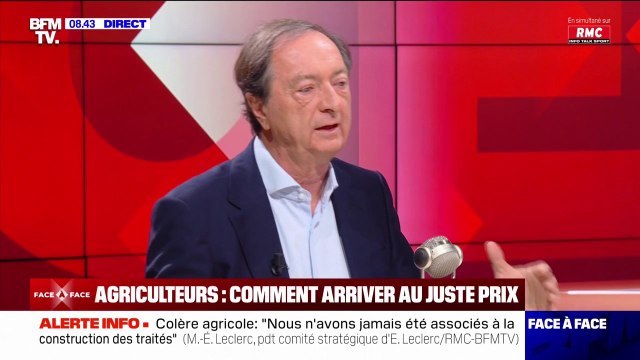 Michel-Édouard Leclerc: Nous proposons une sorte de bouclier sur les propositions tarifaires des agriculteurs