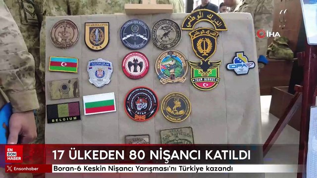 Boran-6 Keskin Nişancı Yarışması'nı Türkiye kazandı