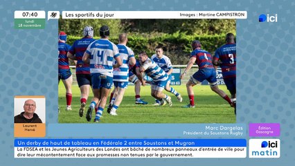 18/11/2024 - ICI Matin France Bleu Gascogne en vidéo