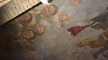 A Rome, un électricien découvre d'antiques fresques sous un plafond