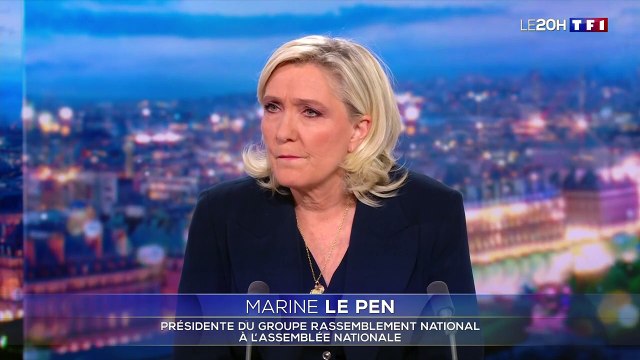 Marine Le Pen dénonce La peine de mort politique avec exécution provisoire contre elle