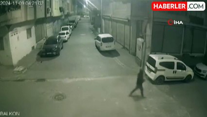 Mardin'de Park Halindeki Otomobilden Hırsızlık Kamerada