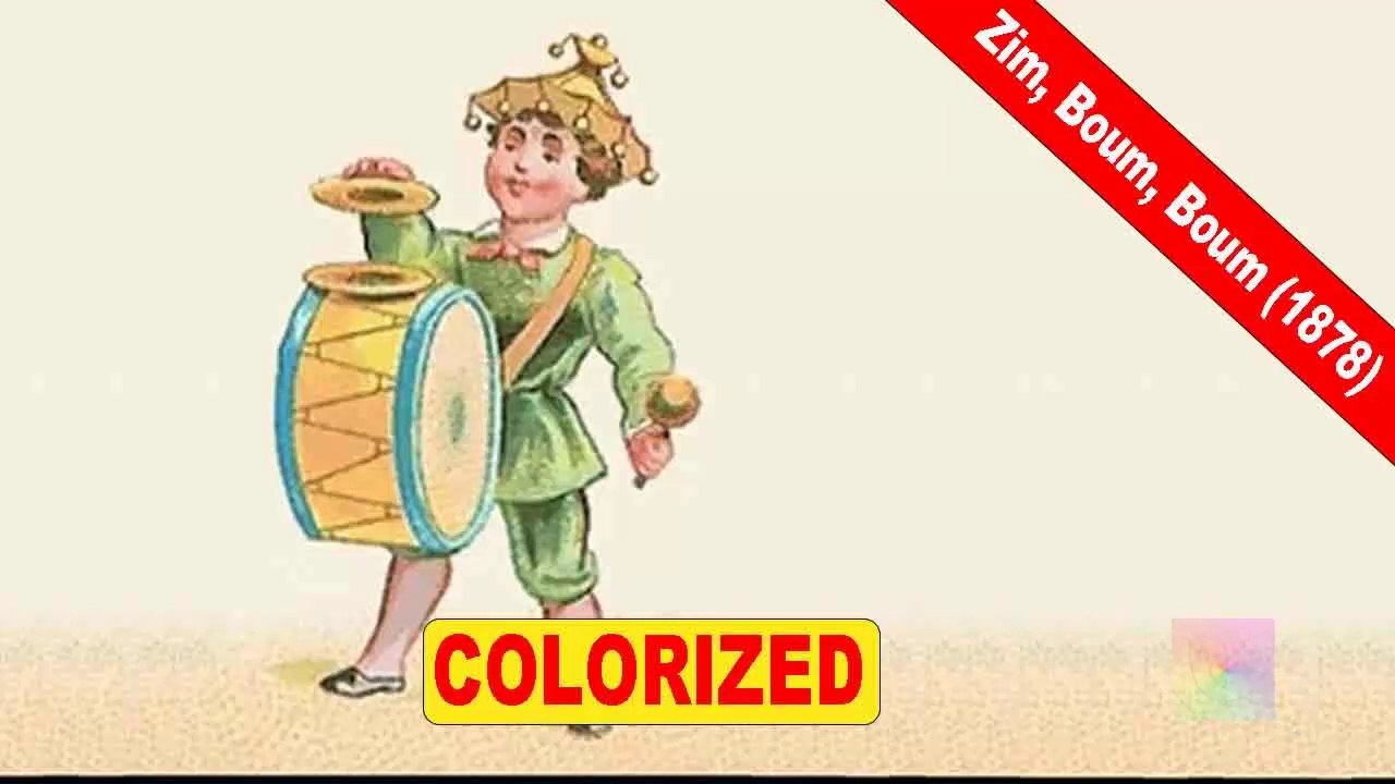 Zim, Boum, Boum (1878) | Dzing. Boom. Boom! | Old Colorized French Movie