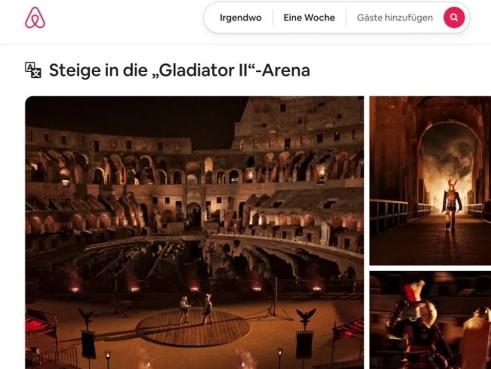 Kolosseum mieten über Airbnb? Für diesen PR-Stunt gibt es Kritik